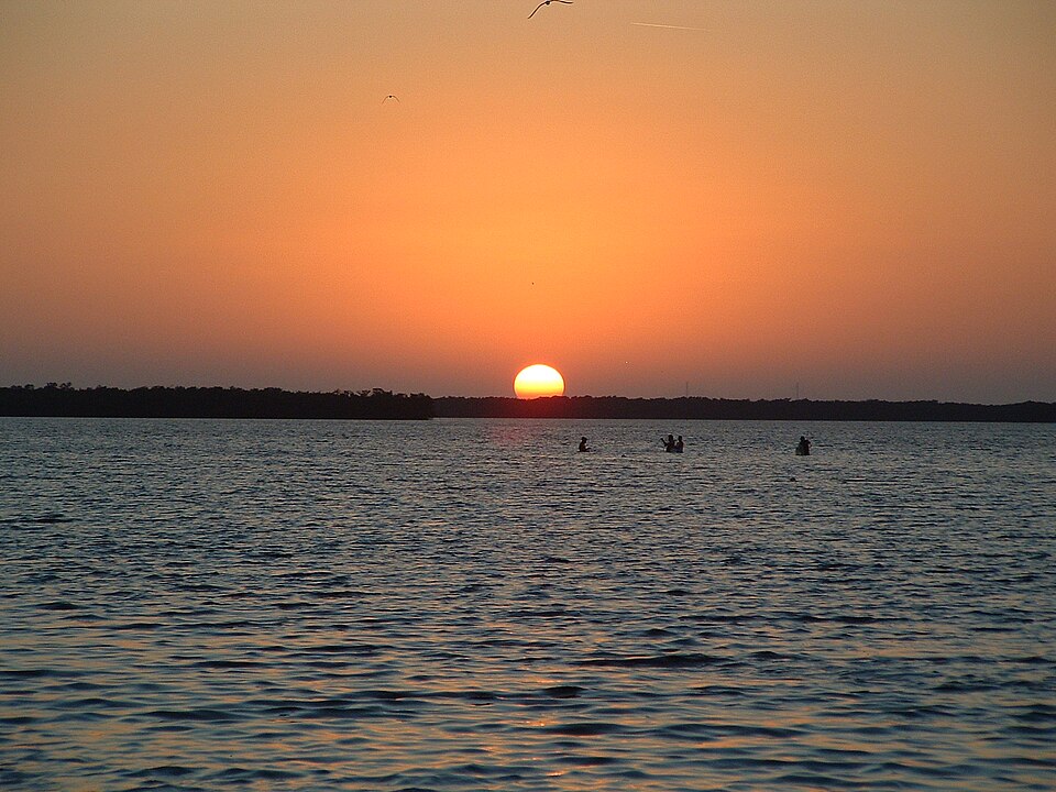 Sunset over nearby Cockroach Bay on Hillsborough County’s South Shore