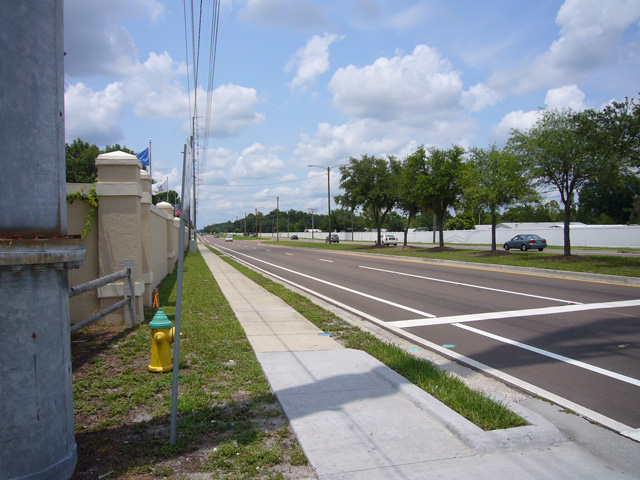 Sheldon Road at the Upper Tampa Bay Trail in Town ’N’ Country, Florida